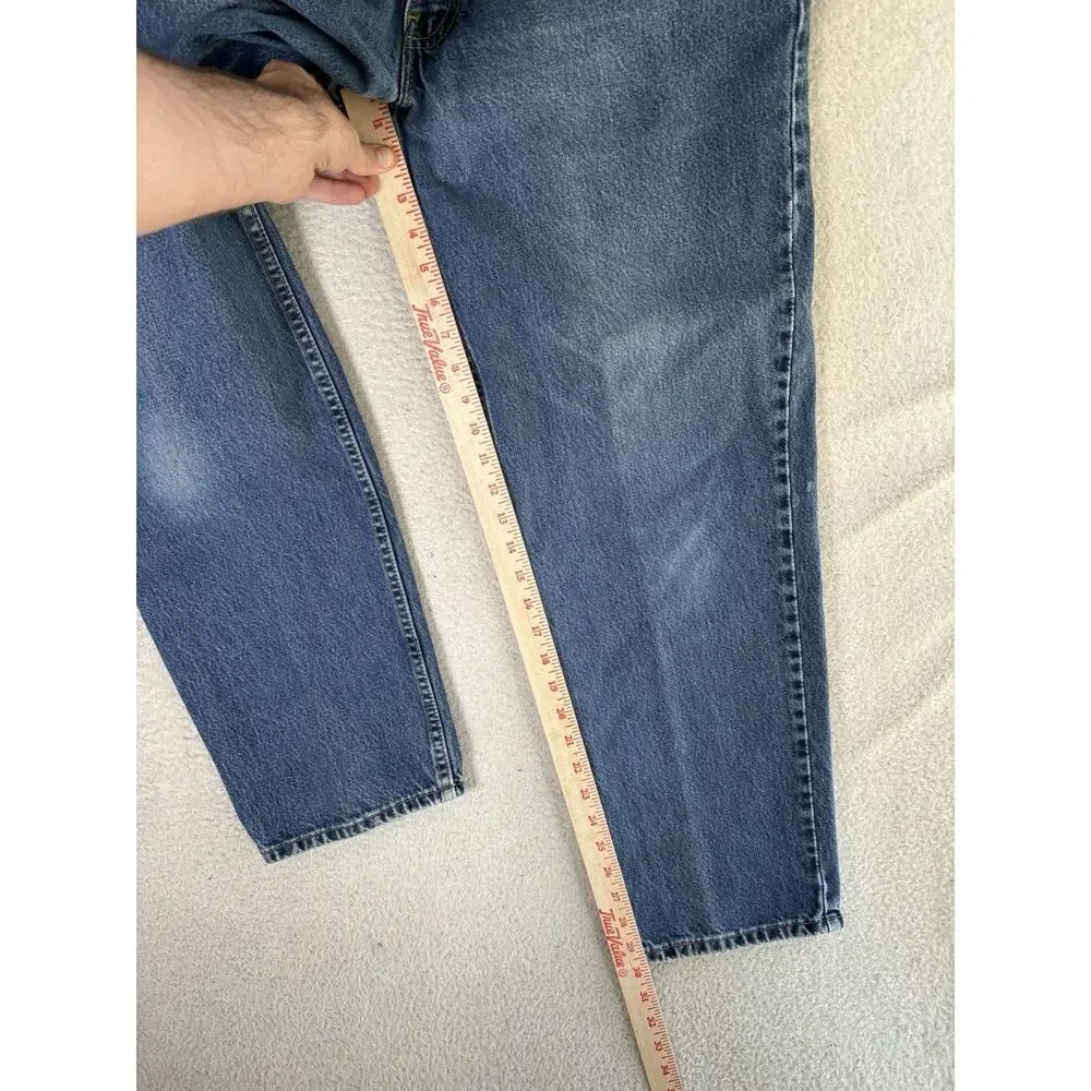 Vintage Levis Jeans Mens 36x30 Blue 550 Relaxed Fit Denim Made In USA Red Tab